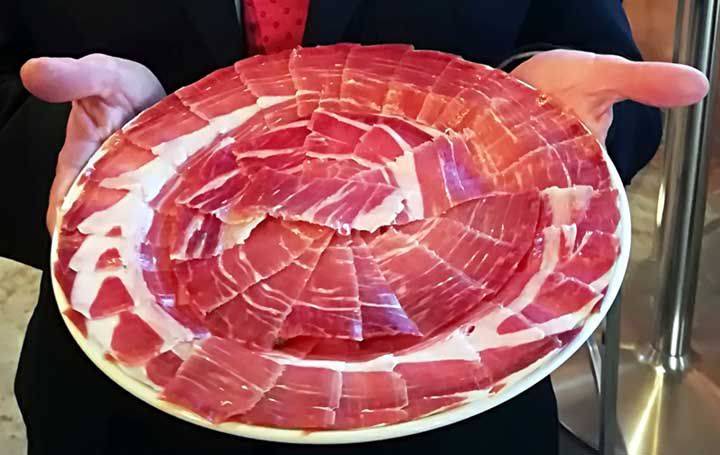 Plato de jamón 