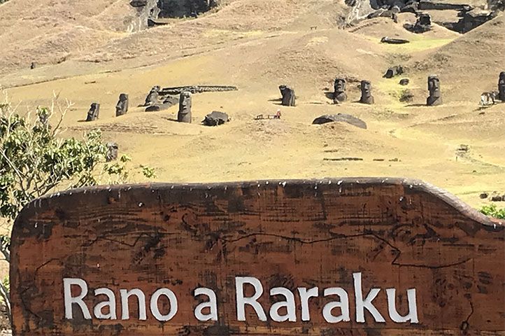 Ranu Raraku, la Cantera, donde se tallaron los Moai