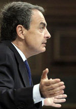 Zapatero, durante la segunda sesión del Debate sobre el estado de la Nación

