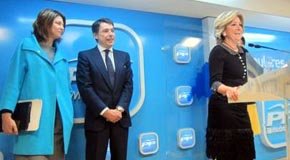 La presidenta del PP de Madrid, Esperanza Aguirre