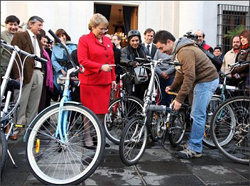 El gobierno de la presidenta Bachelet, impulsará el uso de la bicicleta 