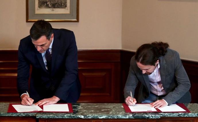Acuerdo entre el PSOE y Unidas Podemos sitúa a Pablo Iglesias como vicepresidente de España