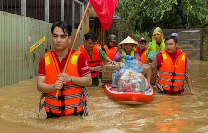 España contribuye con 450.000 euros a la respuesta por la emergencia causada en Vietnam y Myanmar por el Tifón Yagi