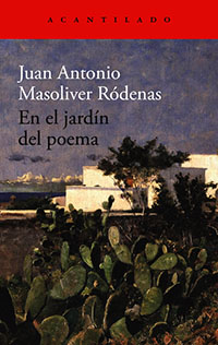 Juan Antonio Masoliver Ródenas, autor del libro “En el jardín del poema”