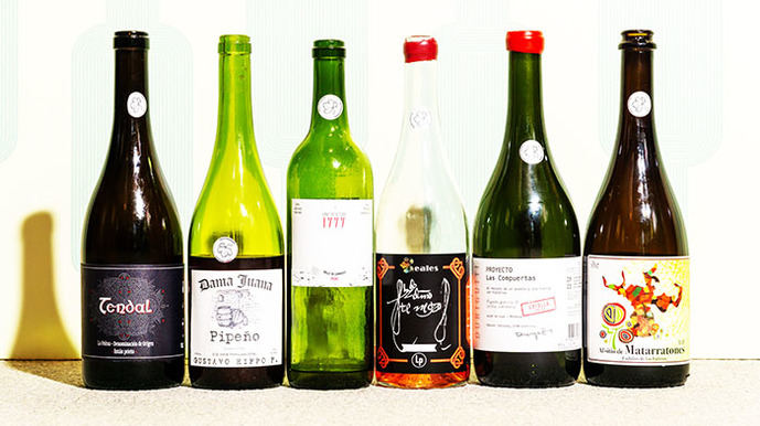 Los vinos de la cata de Listán Prieto